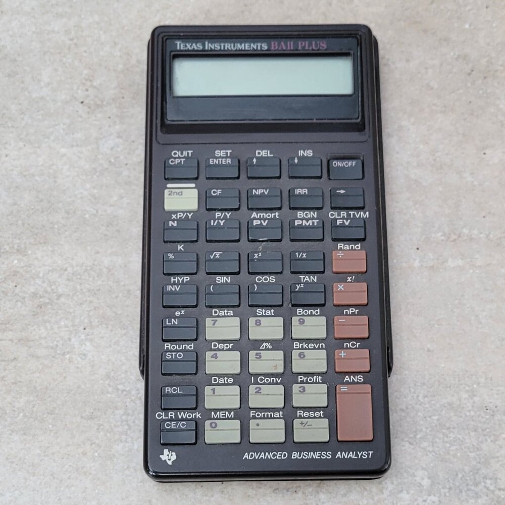 Texas Instruments BA II Plus Advanced Business Analyst Financial Calculator - Picture 2 of 7
